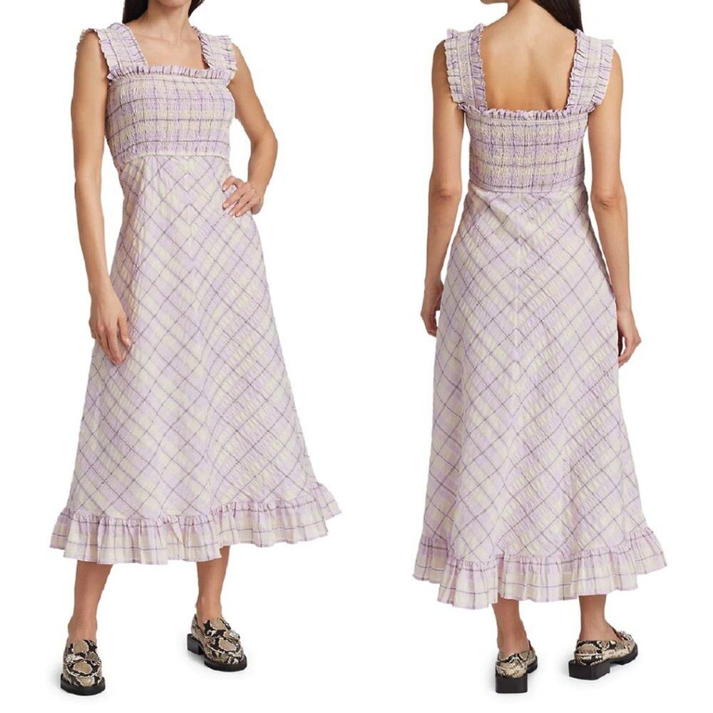Ganni midi dress - Size EU 42/ US 10/12